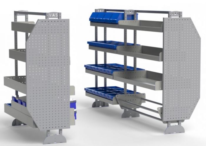 Van Shelving Kit for Electricians to suit Hyundai iLoad 05 18 03 21 now available from Suncoast Vehicle Accessories