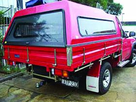 Fiberglass canopy to fit on existing steel or alloy ute trays