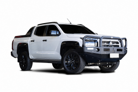 Mitsubishi Triton MV Bullbar - Winch Compatible For 03/24 on - Black Powdercoat Finish