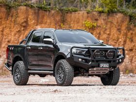 Genesis Loop Bar (Black Recovery Points & Grey Bash Plate) for Mazda BT-50 (7-2020 on)
