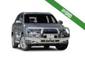 ECB Bullbar with bumper lights to suit Mitsubishi Outlander PHEV 04/18-07/21