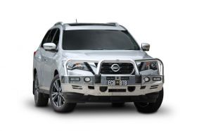 ECB Bullbar with bumper lights to suit Nissan Pathfinder R52 Series 2 & 3, 12/16-06/22