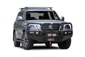 ECB Winch Bullbar with bumper lights to suit Nissan Patrol Y62 08/19>