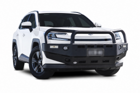 Toyota RAV4 Bullbar with Bumper Lights - 01/26 on - Textura Powdercoated Black