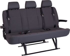 'Safety Excel'  Auxillary van seat (Adult) 3 seat option shown