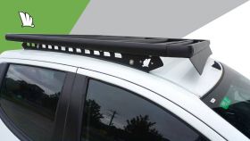 Wedgetail Roof Rack to suit Mitsubishi Triton MQ-MR Dual Cab