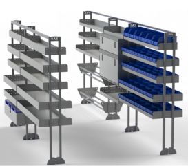 Van Shelving Kit for Electricians, to suit VW Crafter LWB High Roof 01/18>