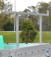 rear removable rack to suit Alloy Ute Tray (centre mount)